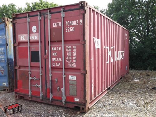 shipping containers for sale madison wi